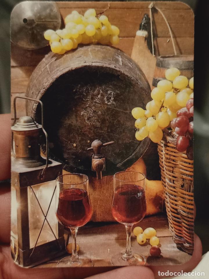 Coleccionismo calendarios: VINO UVAS BODEGON CALENDARIO 1993 PROMO REST SARAY VELAZQUEZ GETAFE MADRID