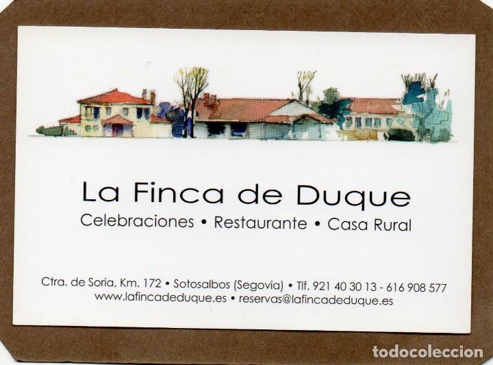 Collectionnisme Calendriers: Calendario de Publicidad 2009 - LA FINCA DEL DUQUE