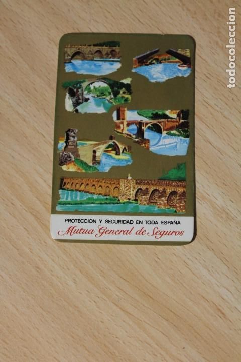 Coleccionismo calendarios: CALENDARIO de BOLSILLO. ESPA&Ntilde;OL. MUTUA GENERAL DE SEGUROS. A&Ntilde;O 1980. PUENTES.