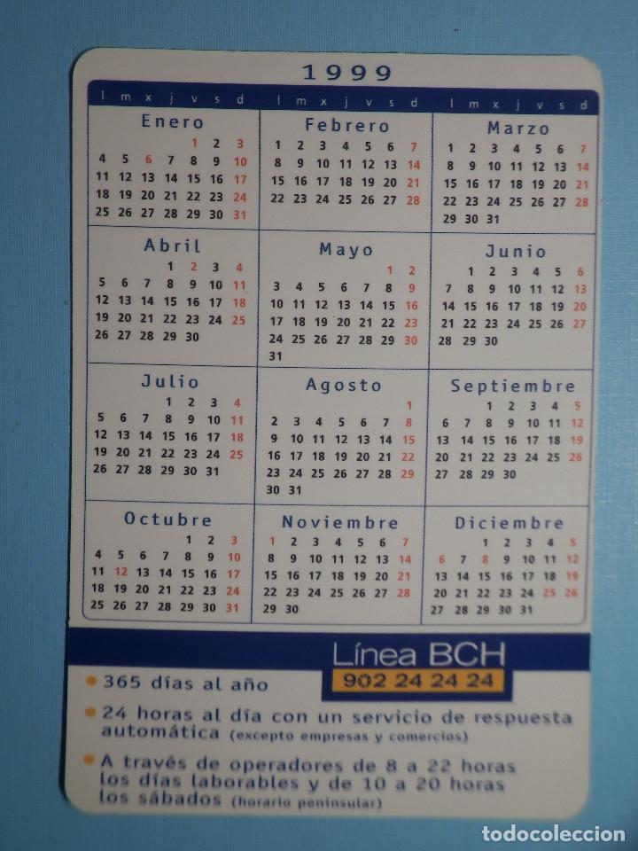 Coleccionismo calendarios: CALENDARIO DE BOLSILLO - Linea BCH - 1999 - Foto 2