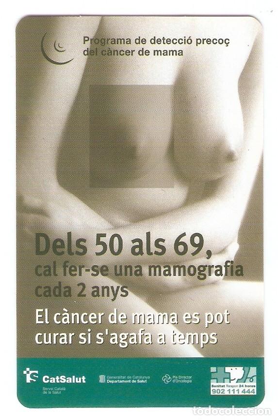 Sammeln von Kalendern: CALENDARIO BOLSILLO A&Ntilde;O 2007 MEDICINA - PROGRAMA DE DETECCI&Oacute;N DEL C&Aacute;NCER DE MAMA - VER FOTO REVERSO