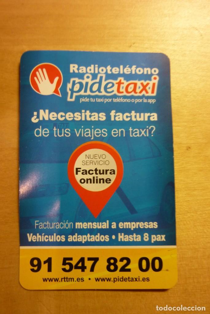 Collectionnisme Calendriers: Calendario Radiotel&eacute;fono Pidetaxi Taxi Madrid 2019