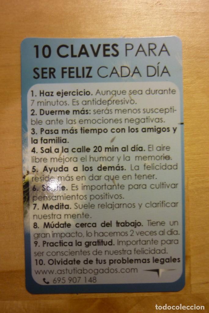 Colecionismo Calend&aacute;rios: Calendario Laboral A&ntilde;o 2015 Madrid 10 Claves para ser feliz cada d&iacute;a