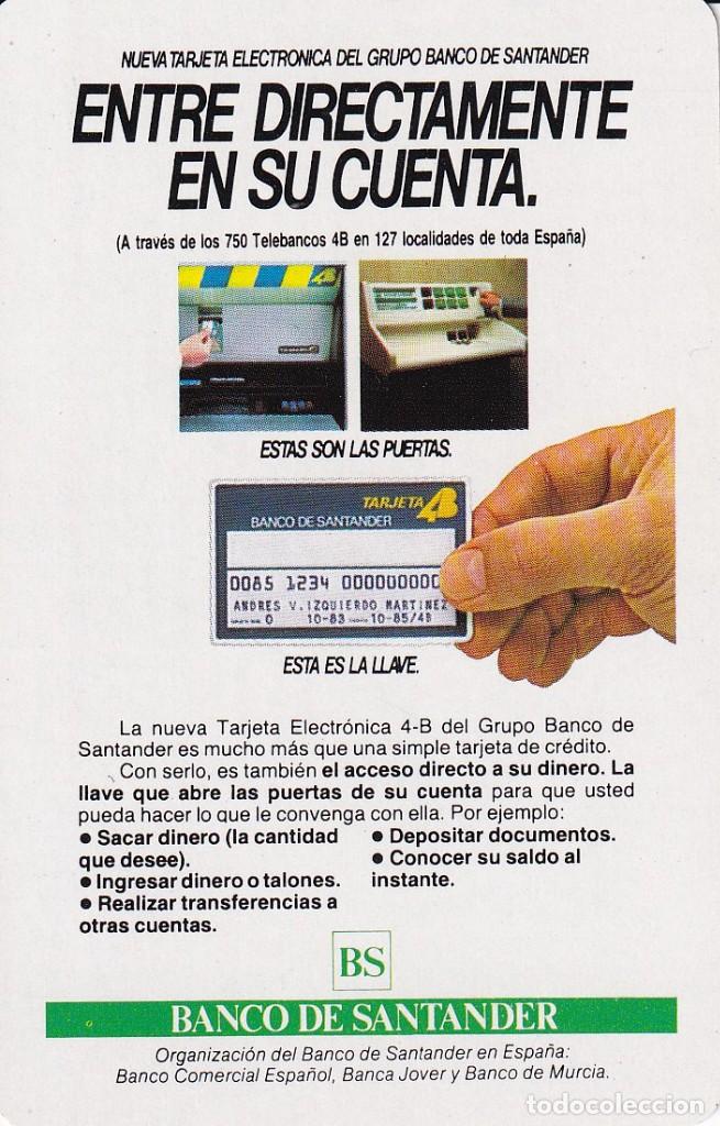 Coleccionismo calendarios: CALENDARIO : A&Ntilde;O 1985, GRUPO BANCO DE SANTANDER