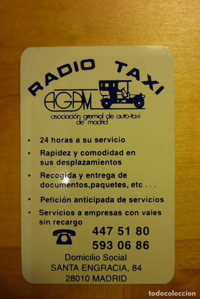 Colecionismo Calend&aacute;rios: Calendario Radio Taxi Madrid A&ntilde;o 1997