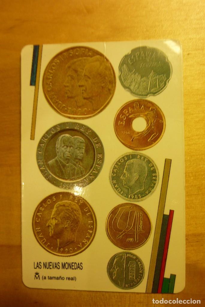 Colecionismo Calend&aacute;rios: Calendario FNMT F&aacute;brica Nacional de Moneda y Timbre Nuevas monedas A&ntilde;o 1991 Numism&aacute;tica