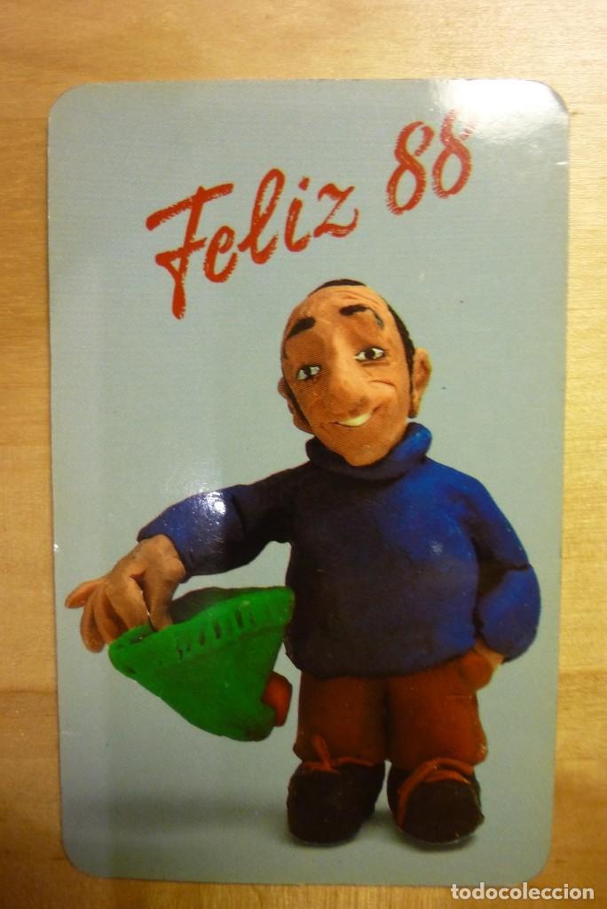 Colecionismo Calend&aacute;rios: Calendario Feliz 88 Mu&ntilde;eco plastilina A&ntilde;o 1988