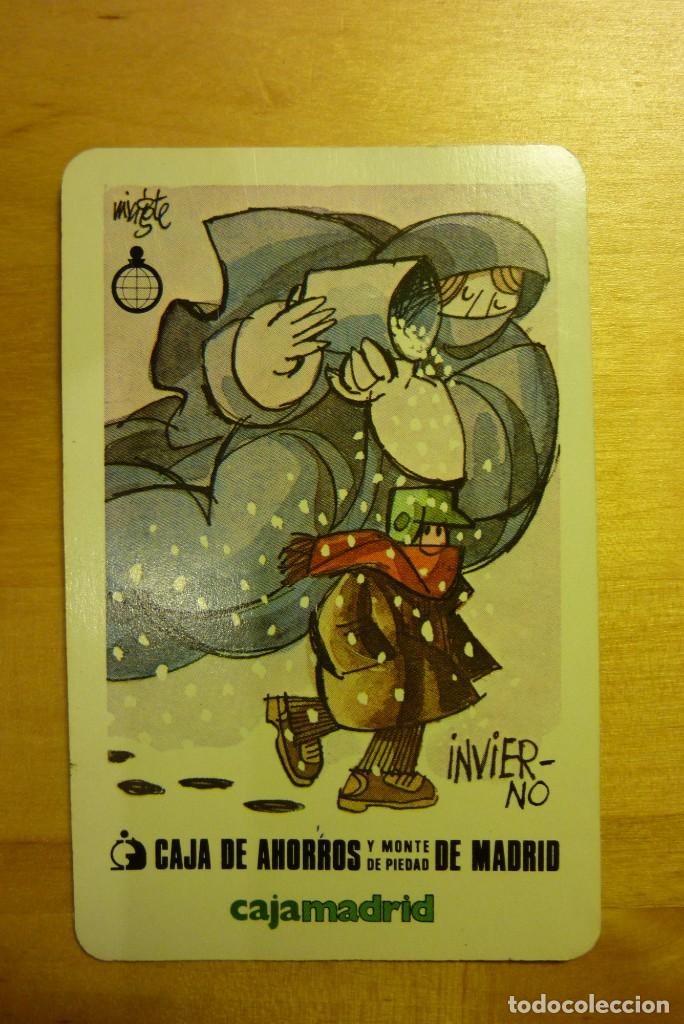 Coleccionismo Calendarios: Calendario Caja de Madrid Invierno Mingote A&ntilde;o 1983 Heraclio Fournier Vitoria Almanaque