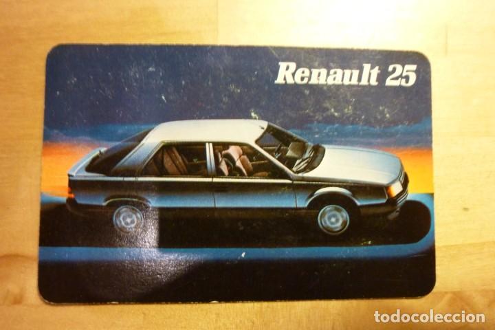 Coleccionismo Calendarios: Calendario Renault 25 A&ntilde;o 1985 Heraclio Fournier Vitoria Almanaque Automoci&oacute;n Coches
