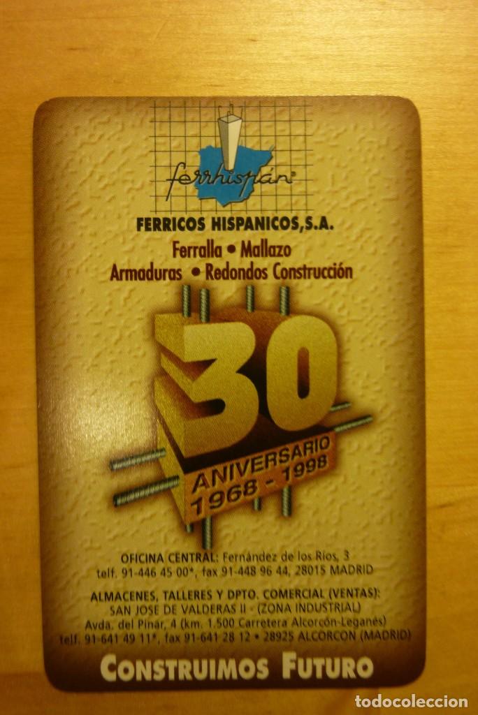 Collectionnisme Calendriers: Calendario Ferrhisp&aacute;n F&eacute;rricos Hisp&aacute;nicos A&ntilde;o 1998 Heraclio Fournier Vitoria Almanaque