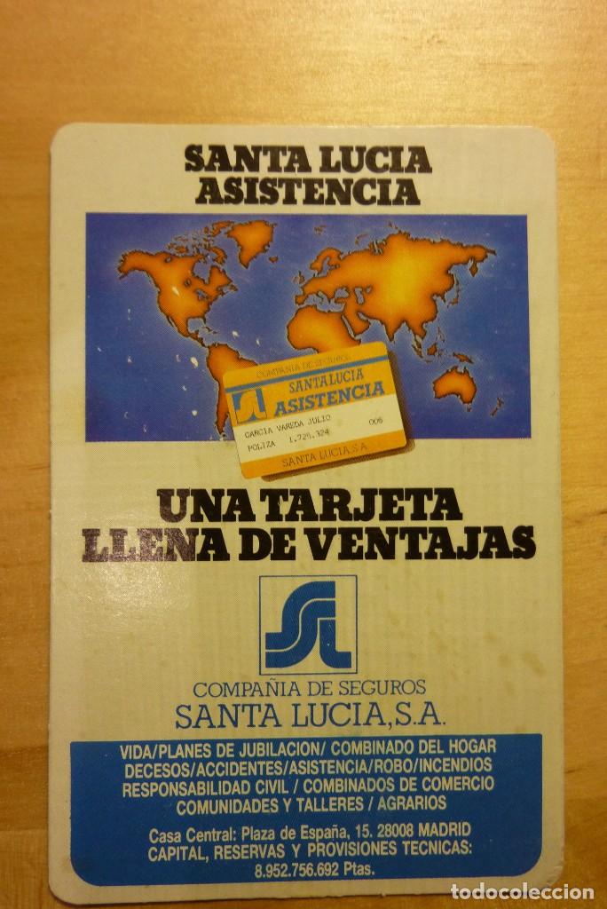 Collectables Calendars: Calendario Santa Luc&iacute;a Compa&ntilde;&iacute;a de Seguros A&ntilde;o 1987