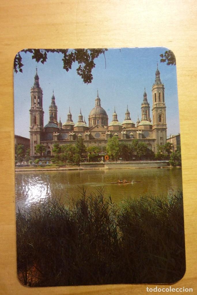 Coleccionismo Calendarios: Calendario Bas&iacute;lica del Pilar Zaragoza fachada Ebro A&ntilde;o 1991 Llibreria Papereria Francis Barcelona