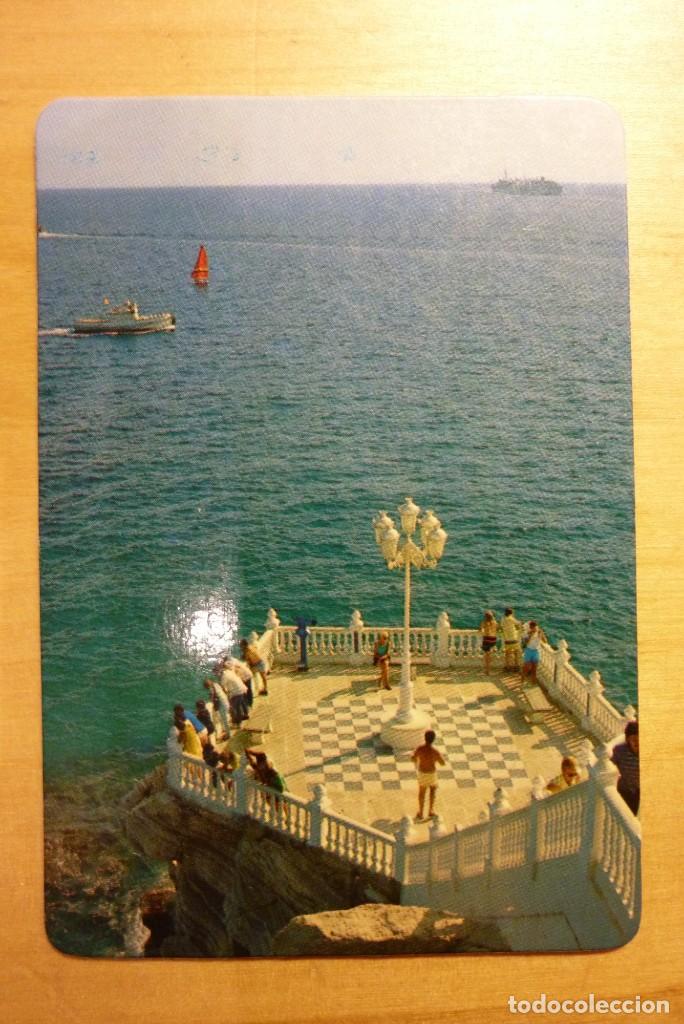 Colecionismo Calend&aacute;rios: Calendario Mirador en la costa A&ntilde;o 1991 Aceites Fidelico Loranca de Taju&ntilde;a Guadalajara Paisaje