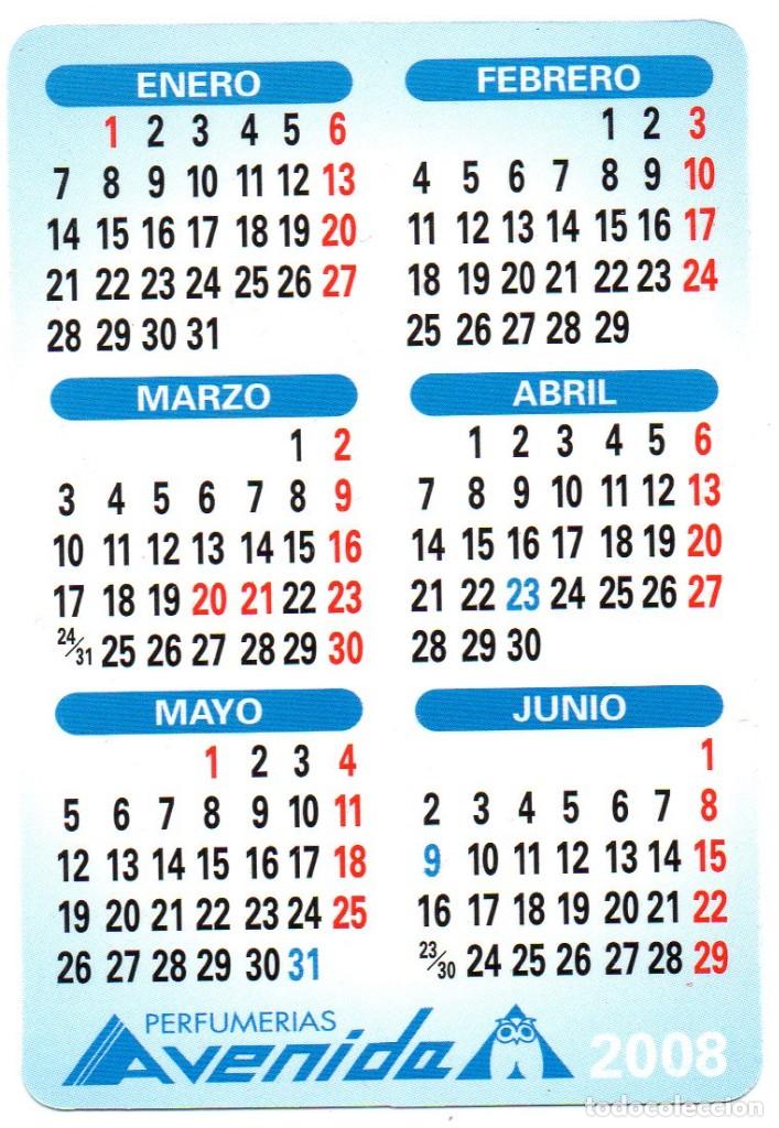 Coleccionismo calendarios: Calendario de Publicidad 2008 - PERFUMERIAS AVENIDA