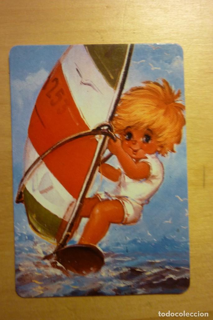 Sammeln von Kalendern: Calendario dibujo ni&ntilde;o vela 1987 Confecciones Torres Alcal&aacute; de Henares