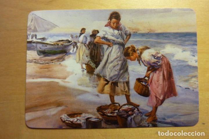 Sammeln von Kalendern: Calendario dibujo paisaje playa pescadores 1987 F&eacute;lix Asensio Pescader&iacute;a Alcal&aacute; de Henares