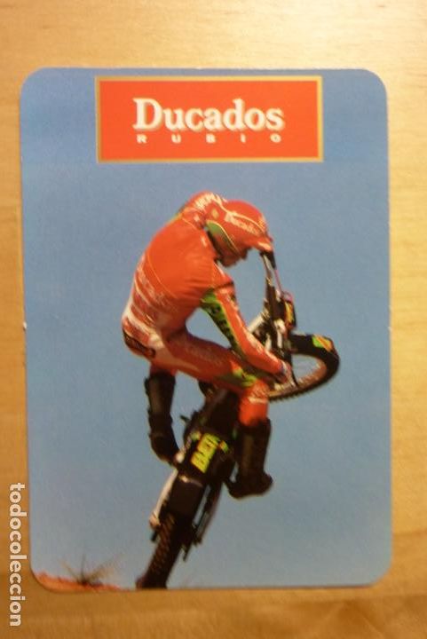 Collezionismo Calendari: Calendario Motorista Publicidad Ducados Rubio A&ntilde;o 1988