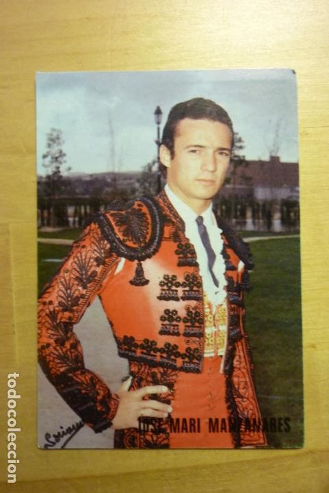 Coleccionismo Calendarios: Calendario Jos&eacute; Mar&iacute;a Manzanares A&ntilde;o 1987 Autom&aacute;ticos Mediterr&aacute;neo Alicante Tauromaquia Torero