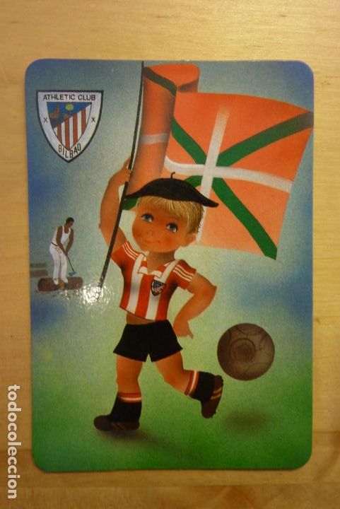 Collectionnisme Calendriers: Calendario Athletic Club de Bilbao Ni&ntilde;o futbolista F&uacute;tbol A&ntilde;o 1988 Bar El dorado Alcal&aacute; de Henares