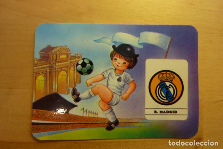 Collectionnisme Calendriers: Calendario Ni&ntilde;o futbolista con bomb&iacute;n Real Madrid Club de F&uacute;tbol Puerta de Alcal&aacute; Estadio A&ntilde;o 1990