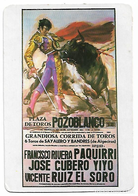 Collectables Calendars: Calendario Cartel Plaza de Toros de Pozoblanco (Casa Fern&aacute;ndez, Sevilla), A&ntilde;o 1986 (Ver otra foto).