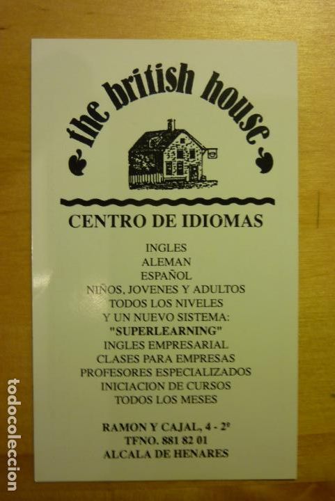 Collectables Calendars: Calendario The British House Alcal&aacute; de Henares A&ntilde;o 1991