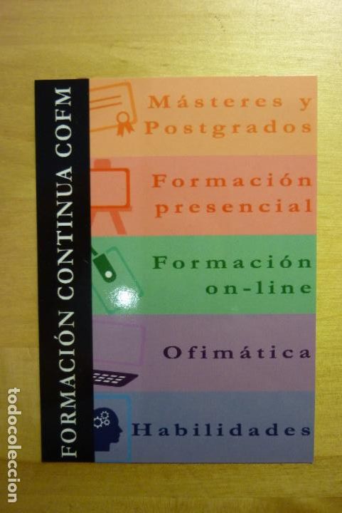 Coleccionismo calendarios: Calendario entrega recetas Colegio Oficial de Farmac&eacute;uticos de Madrid COFM A&ntilde;o 2011