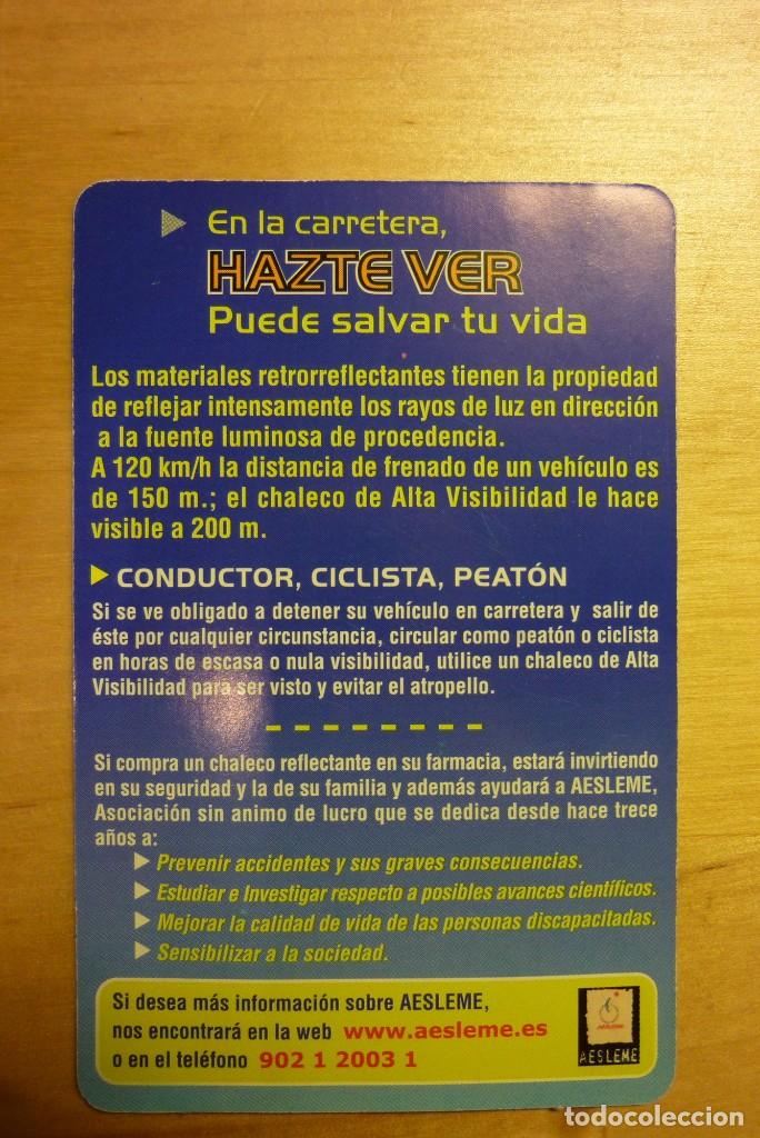 Colecionismo Calend&aacute;rios: Calendario Asociaci&oacute;n para el Estudio de la Lesi&oacute;n Medular Espinal AESLEME Chalecos 3M A&ntilde;o 2004
