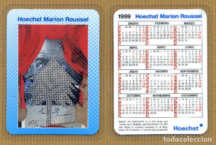 Coleccionismo calendarios: CALENDARIO BOLSILLO - HOECHST DALI 1999