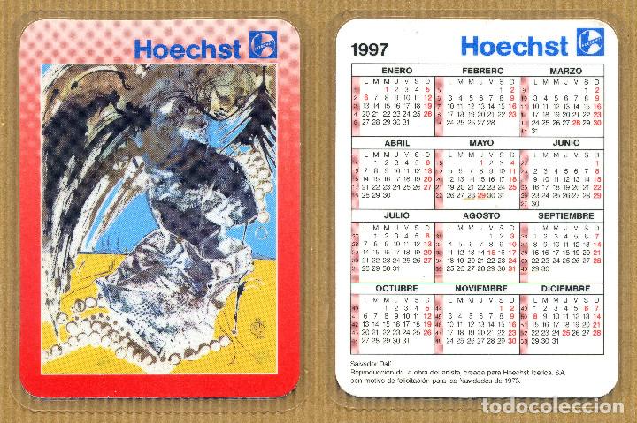 Coleccionismo calendarios: CALENDARIO BOLSILLO - HOECHST DALI 1997