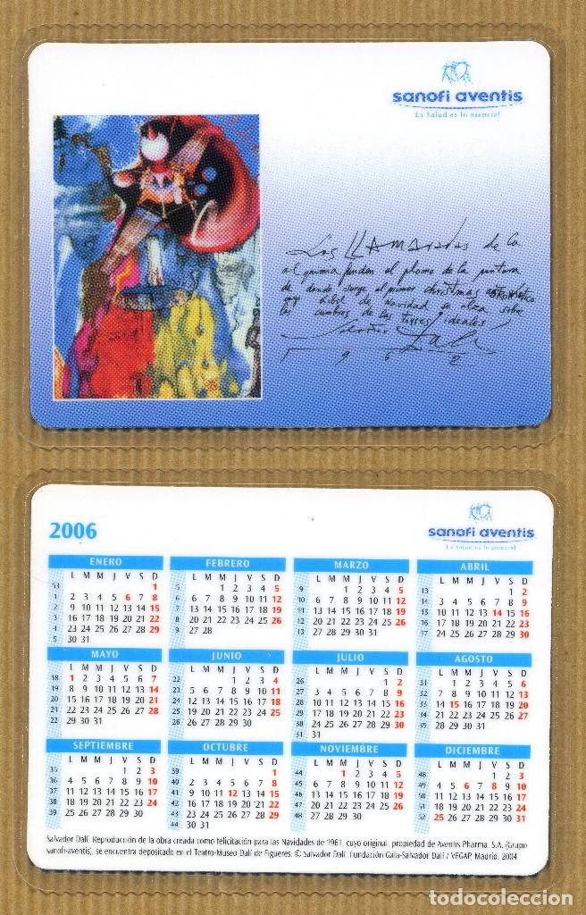 Coleccionismo Calendarios: CALENDARIO BOLSILLO - SANOFI AVENTIS DALI 2006