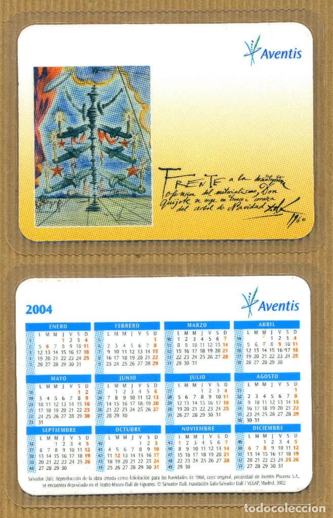 Coleccionismo calendarios: CALENDARIO BOLSILLO - AVENTIS DALI 2004 - Foto 1