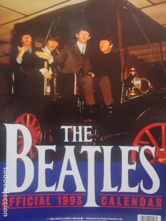 Coleccionismo calendarios: THE BEATLES - OFFICIAL 1993 CALENDAR- ( CALENDARIO )