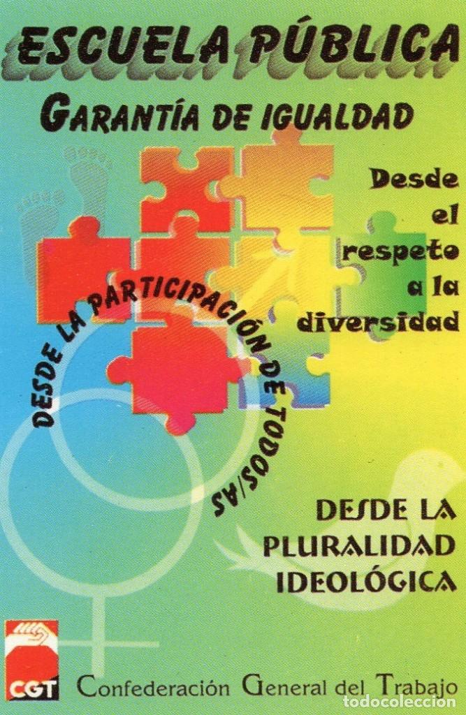 Sammeln von Kalendern: Calendario de Publicidad 1998 - CGT. - SINDICATO DE ENSE&Ntilde;ANAZA