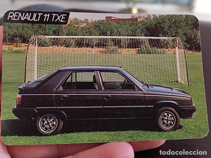 Coleccionismo Calendarios: RENAULT 11 TXE CALENDARIO 1987 FOURNIER DORSO BOLIGRAFO PUBLICIDAD AUTO COCHE
