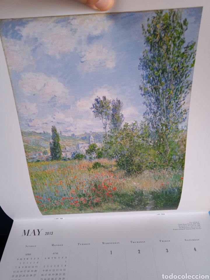 Coleccionismo calendarios: Calendario Impressionism and post - Impressionism. 2013. U.S.A. - Foto 9