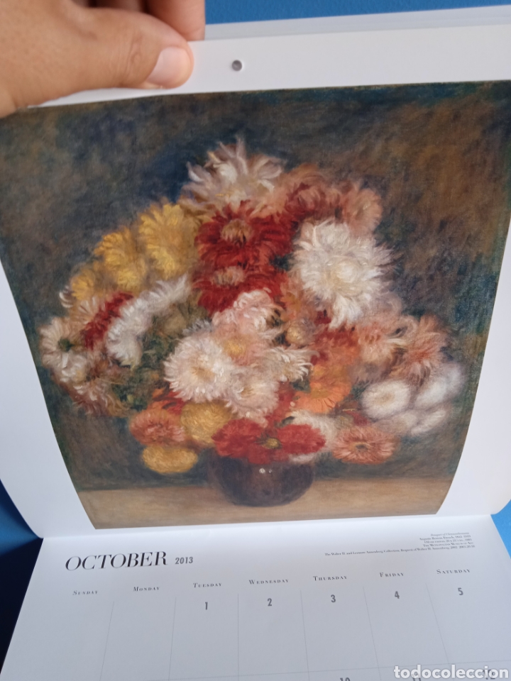 Coleccionismo calendarios: Calendario Impressionism and post - Impressionism. 2013. U.S.A. - Foto 14