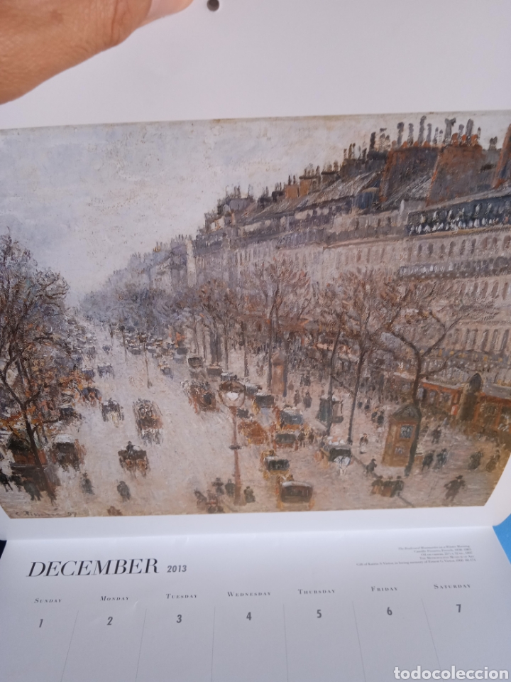 Coleccionismo calendarios: Calendario Impressionism and post - Impressionism. 2013. U.S.A. - Foto 16