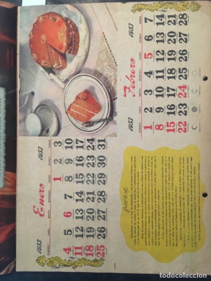 Coleccionismo calendarios: CALENDARIO ARTISTICO Y RELIGIOSO, LA FAMILIA, 1953