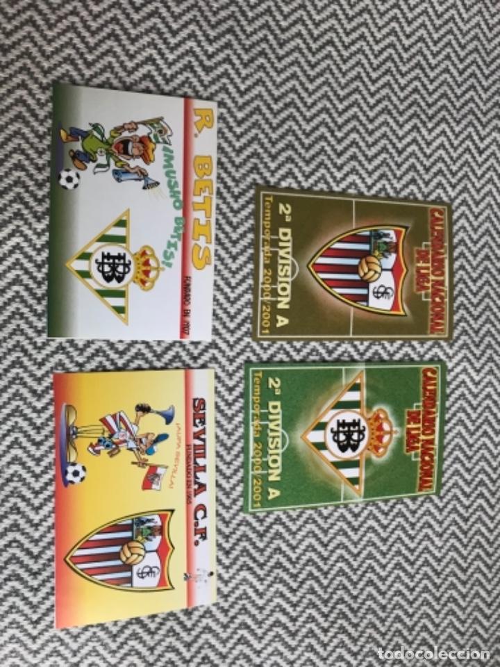 Coleccionismo calendarios: B2. LOTE CALENDARIO BETIS SEVILLA 200-2001