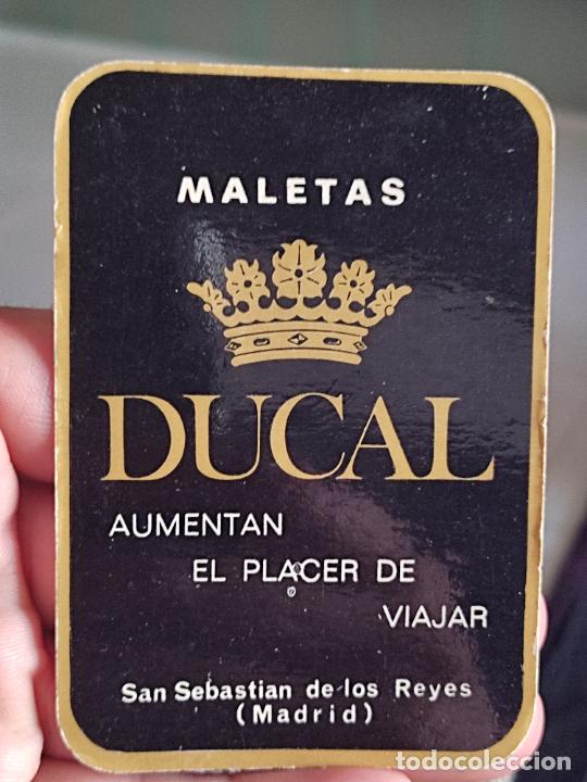 Coleccionismo Calendarios: DUCAL MALETAS CALENDARIO 1972 NO FOURNIER
