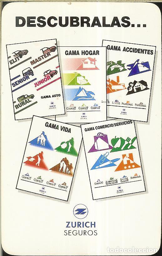 Coleccionismo calendarios: CALENDARIO PUBLICIDAD - 1995 - ZURICH SEGUROS