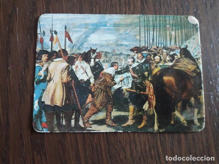 Coleccionismo calendarios: calendario de serie de cuadros y pinturas, DLB 45.204, La rendici&oacute;n de Breda, Vel&aacute;zquez. a&ntilde;o 1973