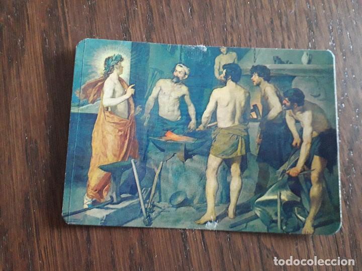 Coleccionismo calendarios: calendario de serie de cuadros y pinturas, B-45.415, La fragua de vulcano, Vel&aacute;zquez. a&ntilde;o 1973