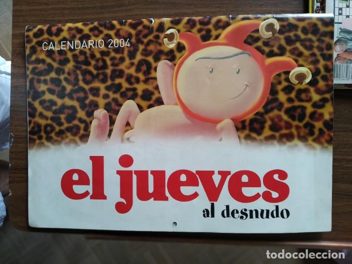Coleccionismo Calendarios: Calendario 2004: El Jueves al desnudo