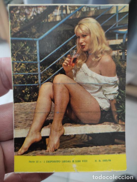 Collectables Calendars: CALENDARIO 1968 SERIE 22 N&ordm; 5 MUJER BEBIDA SIN PUBLICIDAD SOBADO