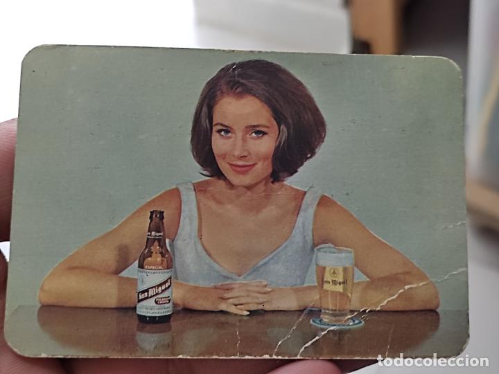 Coleccionismo Calendarios: CERVEZA SAN MIGUEL CALENDARIO 1965 SOBADO DESPELLEJADO DORSO