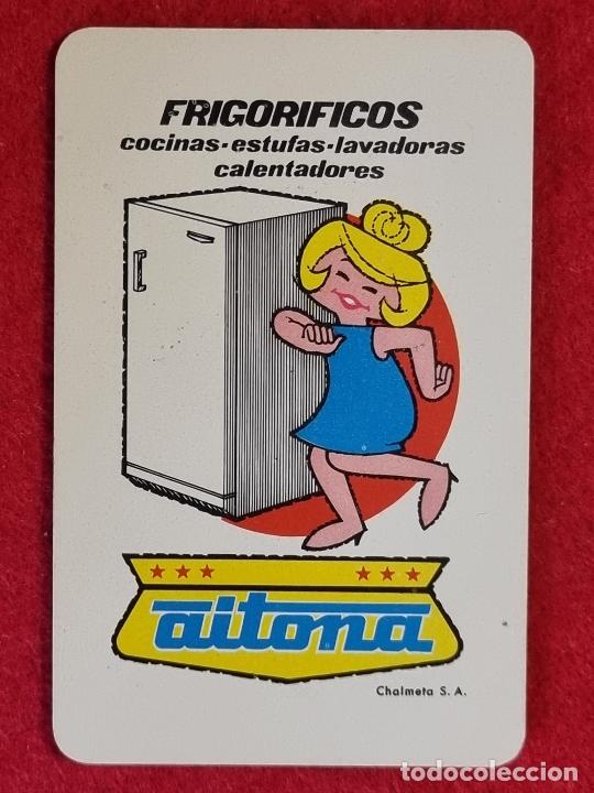 Coleccionismo Calendarios: CALENDARIO FOURNIER PUBLICIDAD FRIGORIFICOS AITONA 1965 ORIGINAL CAL10961