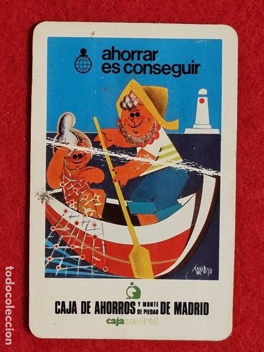 Coleccionismo Calendarios: CALENDARIO FOURNIER PUBLICIDAD CAJA AHORROS MADRID 1982 ORIGINAL CAL10964