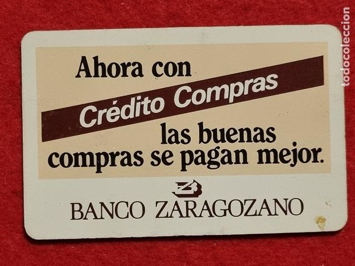 Coleccionismo Calendarios: CALENDARIO FOURNIER PUBLICIDAD BANCO ZARAGOZANO 1983 ORIGINAL CAL10965